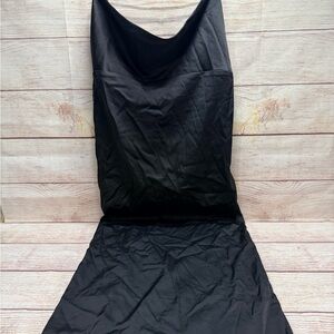 Forever 21 Black Satin Dress Spaghetti Straps Sz Medium NWT